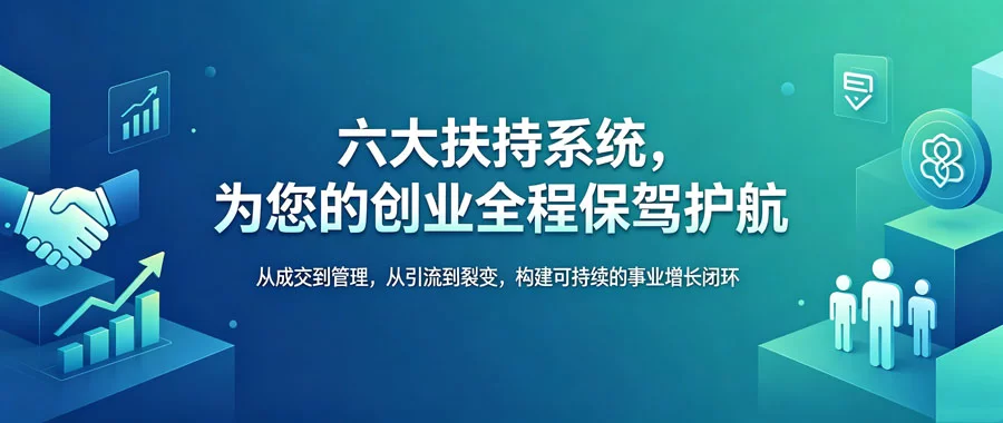 图片[1]-六大扶持系统，为您的创业全程保驾护航-陪跑项目情报站