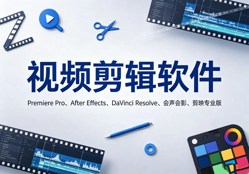 视频剪辑软件合集-陪跑项目情报站