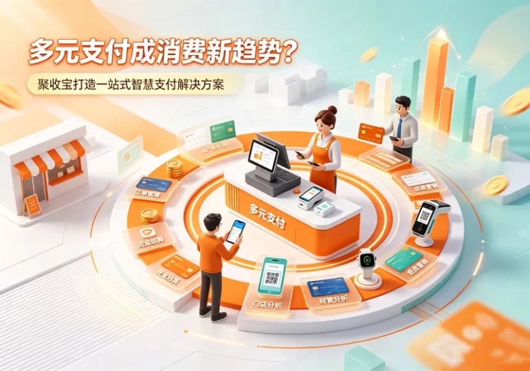 多元支付成消费新趋势?聚收宝打造一站式智慧支付解决方案-陪跑项目情报站